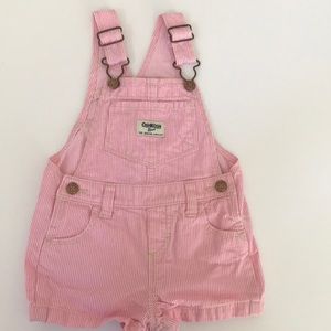 Kids Pink Overalls